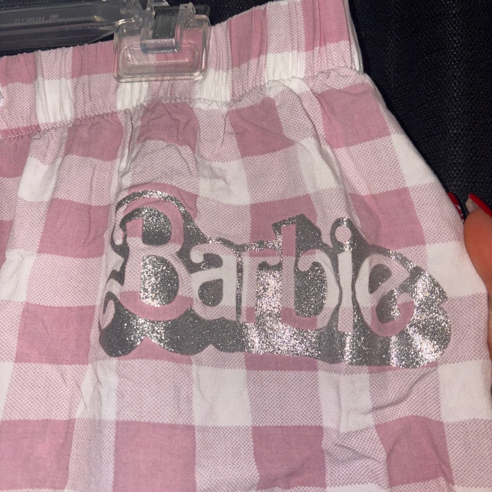 Barbie Pink Checkered Bottoms